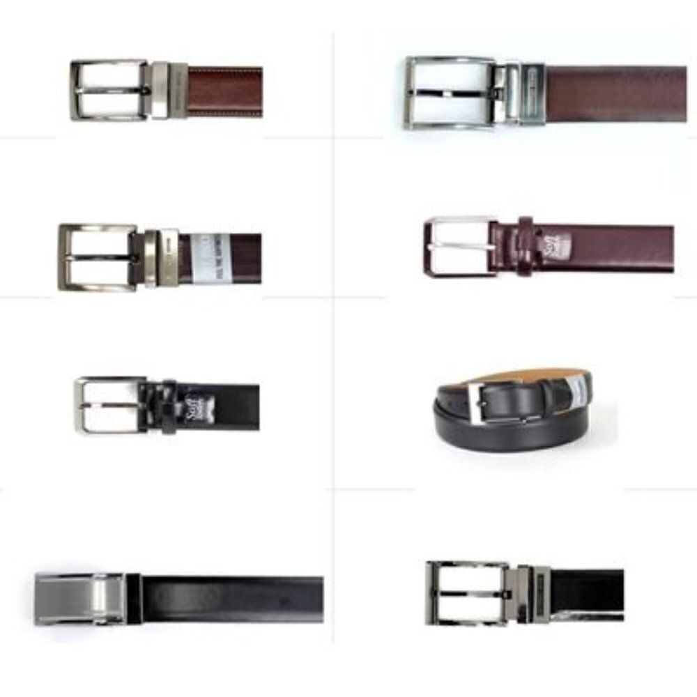 Geoffrey Beene men's leather belts assortment 12pcs
